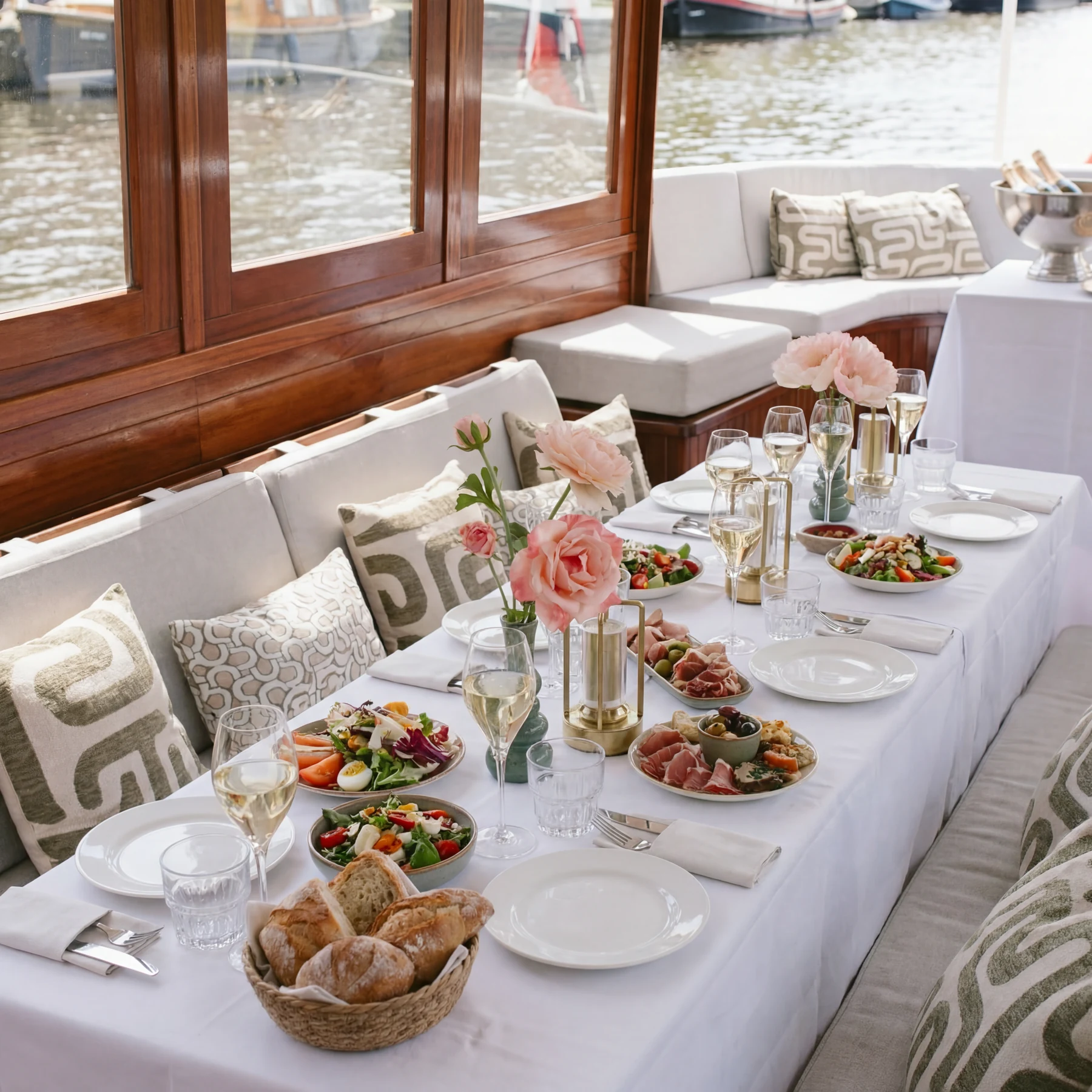 Celebrate a birthday or anniversary on a boat in Amsterdam